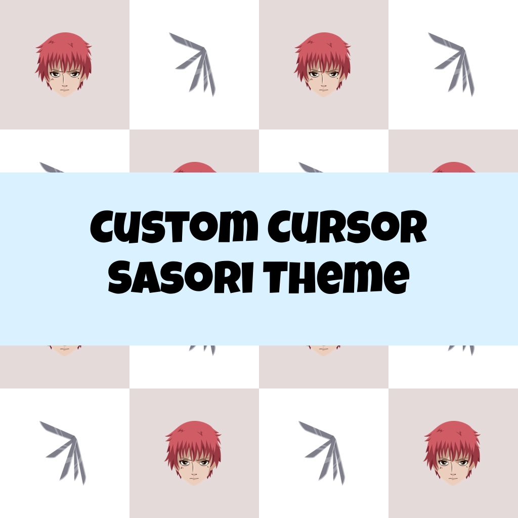 Custom Cursor Sasori Theme